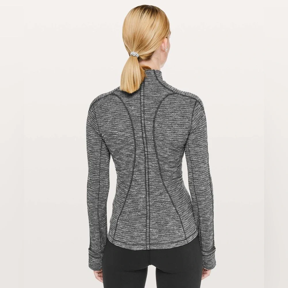 Lululemon Run Briskly Heather Gray Running Pullover Size 6